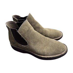 UGG Premiere Chelsea Men’s Size 10 Green Suede Boots